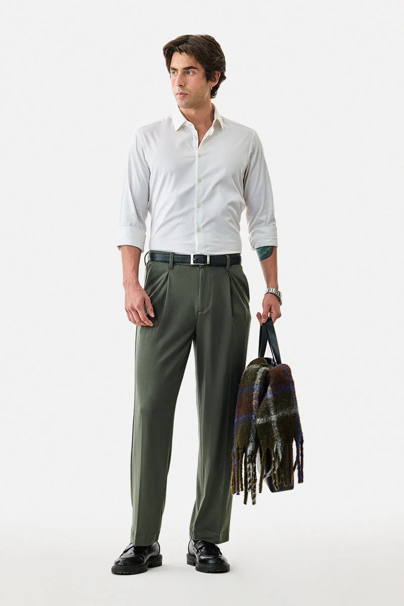 SNITCH Loose Fit Stretch Trousers